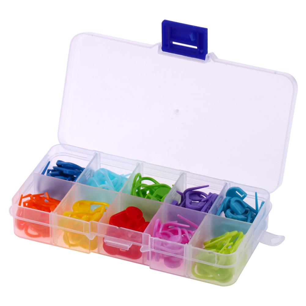 120pcs//set 10Colors Knitting Accessories Crochet Locking Stitch Markers TooYJUS
