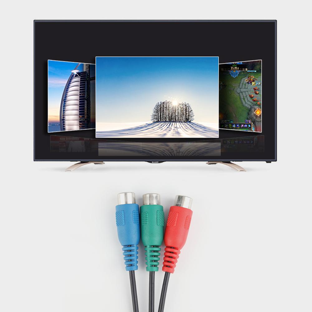 7 PIN S-VIDEO Male A to 3 RCA AV A//V Adapter Cord Cable for Laptop PC TV