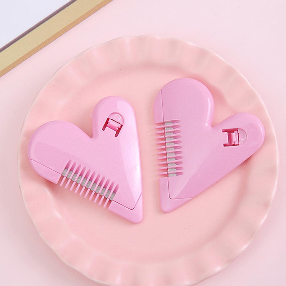 Shop Heart Shape Thinning Hair Cutting Comb Pubic Hair Brushes