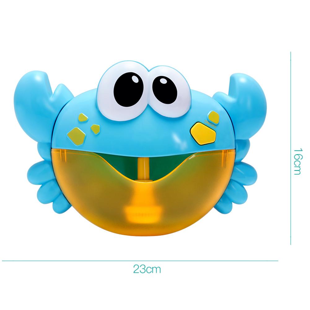 Crab Foam Making Machine Bubble Crab Bath Water Toy Baby Kids Music Bathtub 