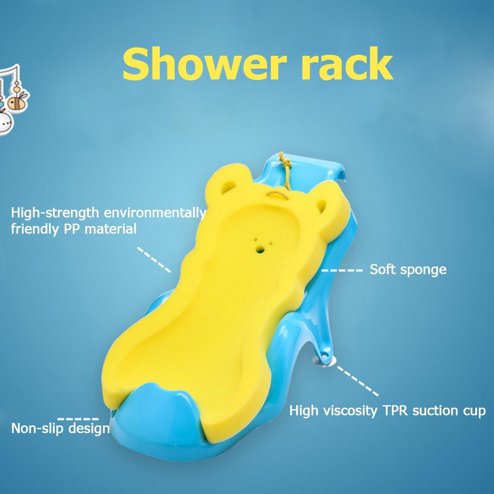 Shop Baby Bath Mat Shower Rack Non Slip Soft Sponge Bathtub