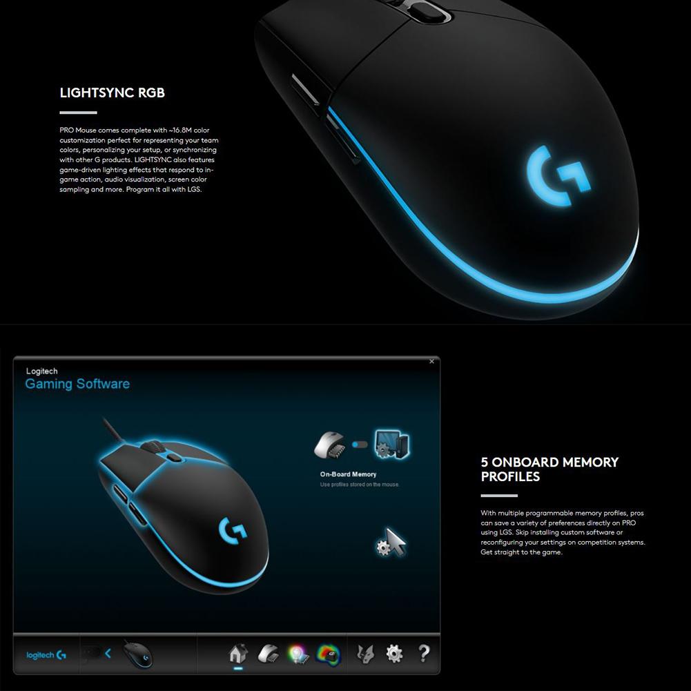 Shop Logitech G Pro Gaming Fps Mouse 100dpi Wired Mouse For Competitive Play Online From Best Keyboard Mouse Combos On Jd Com Global Site Joybuy Com