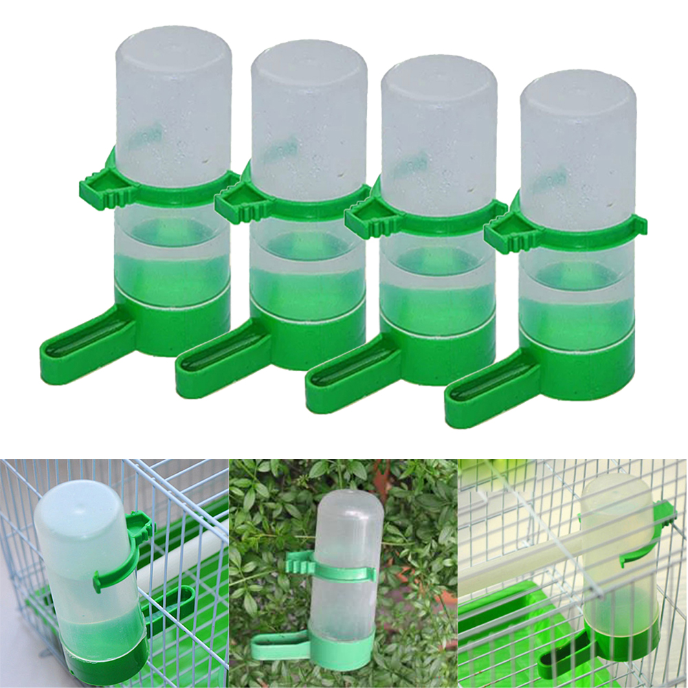 Shop 4pcs Bird Pet Drinker Feeder Waterer Clip For Aviary Budgie