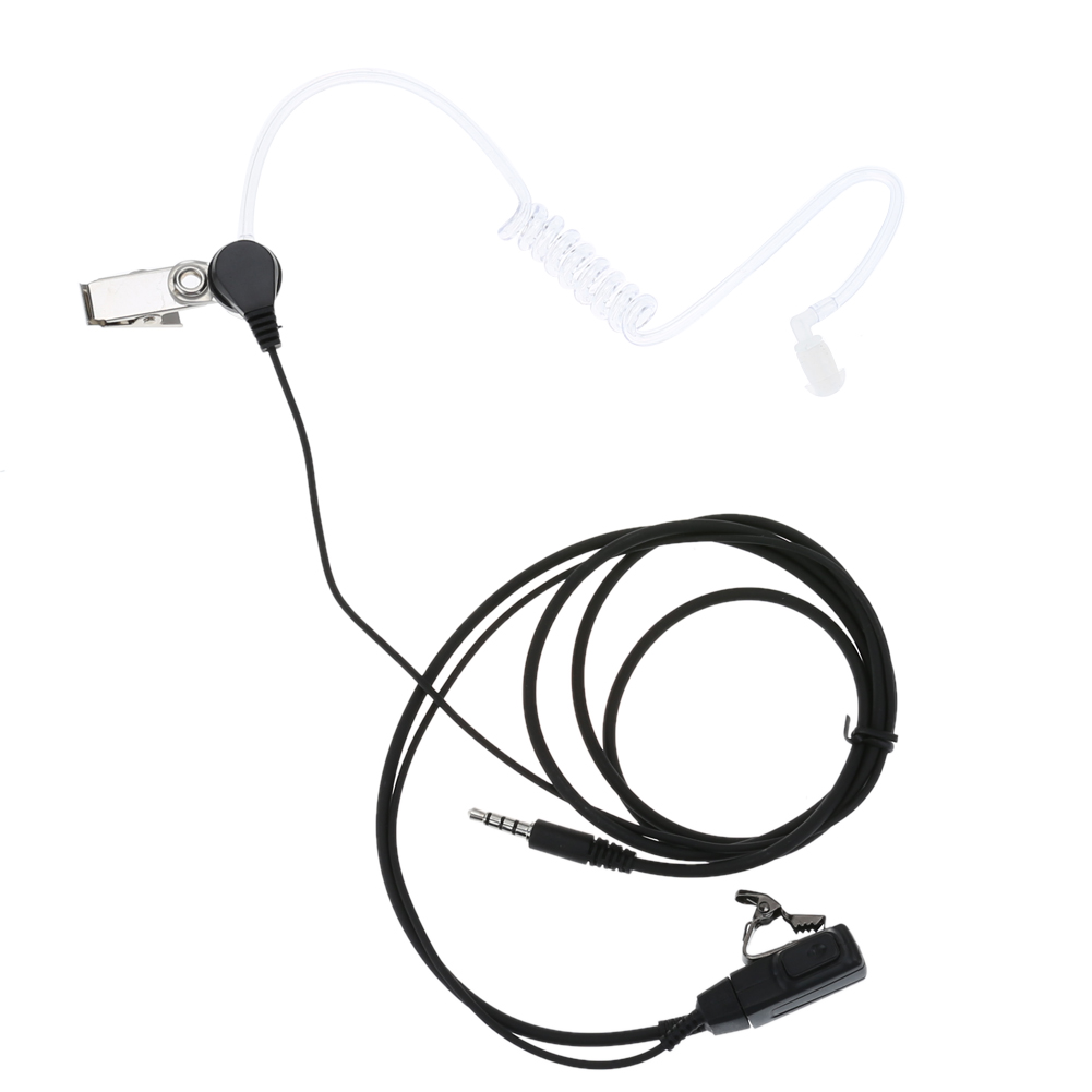 Acoustic Fine Surveillance Security Tube Ear Bud For Earphone Earpiece Headset