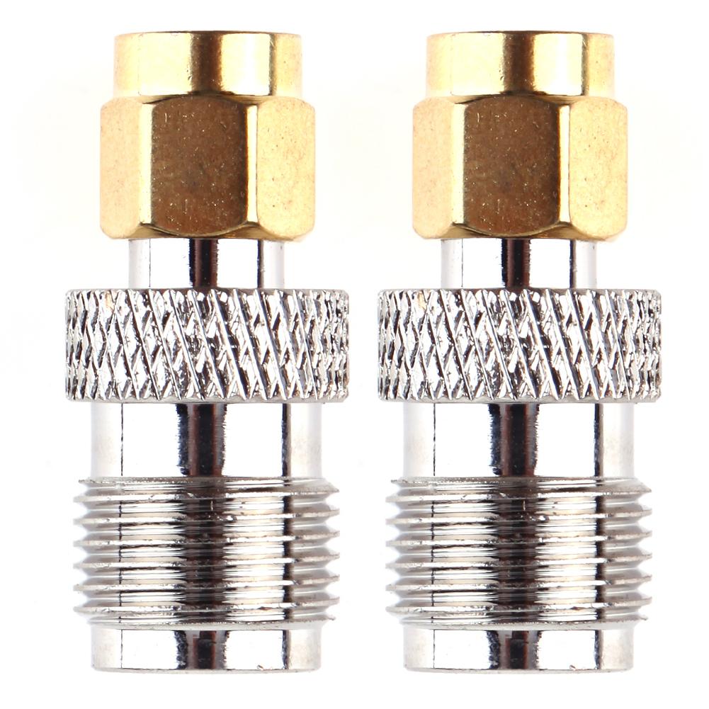 SMA Female to RP-SMA Male RF Coaxial Connector Coax Adapter 2 Pcs 