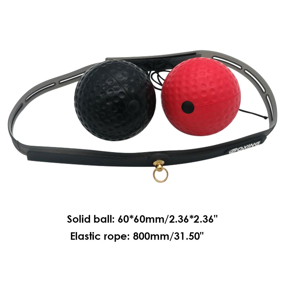 Boxing Reflex Speed Punch Ball Headband Elastic Rope Set for Sanda Boxer UK
